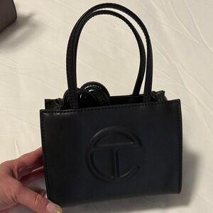 Small Telfar Classic Black Bag